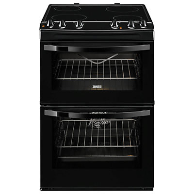 Zanussi ZCV68010BA Electric Cooker, Black